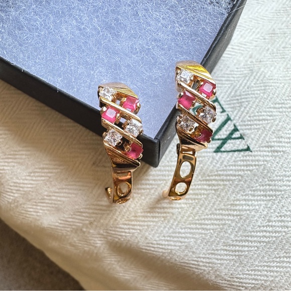 14k gold filled hoops - Picture 8 of 13